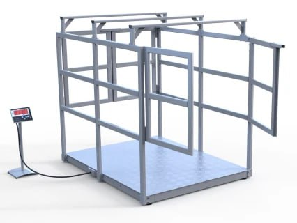 Платформенные весы для взвешивания скота - изображение товара